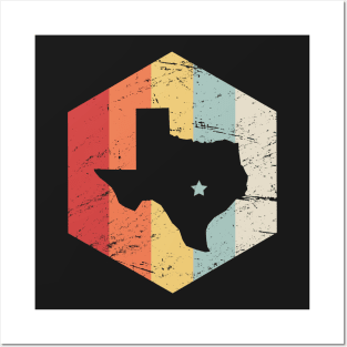 Retro Vintage Texas Icon - Austin Capital Posters and Art